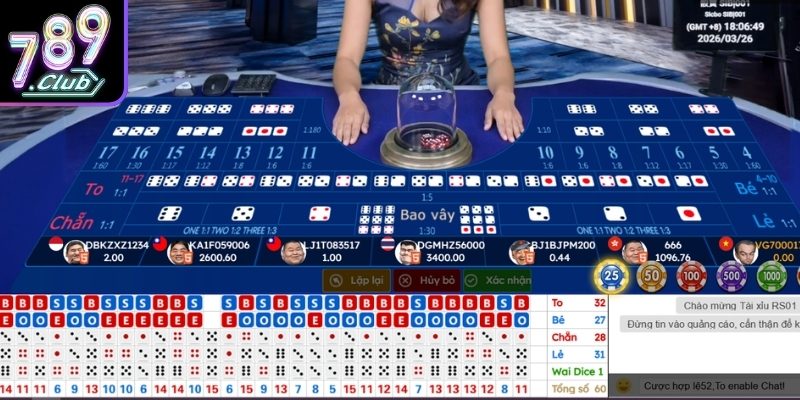 Theo dõi cầu 1-1 trong cách chơi Xóc Đĩa online
