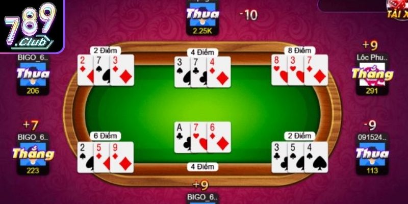 Xử lý bài thấp khi chơi bài 3 cây online
