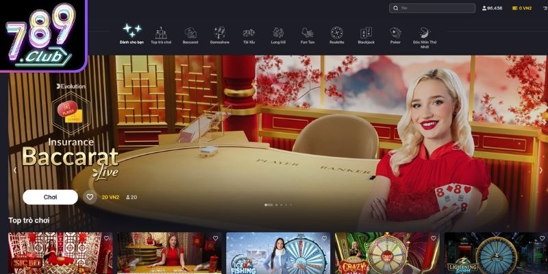 Giới thiệu tổng quan về sảnh Evo 789Club