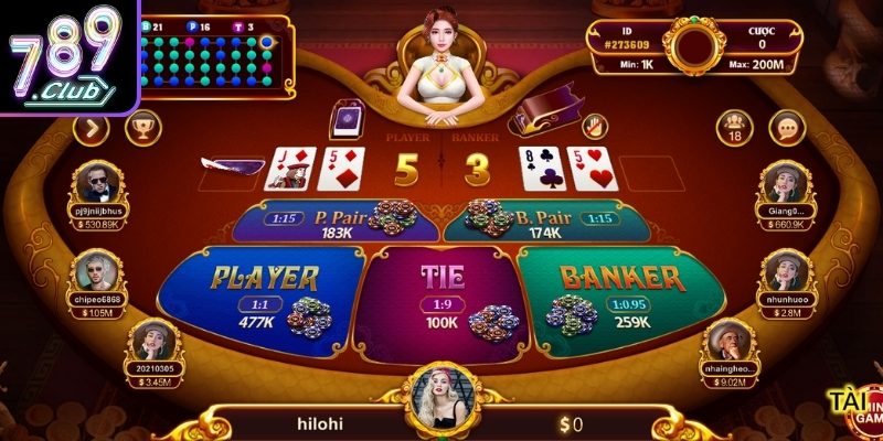 Hack Baccarat online hỗ trợ phân tích chuỗi dài