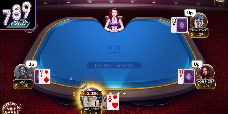 Luật chơi xì tố 789Club trực tuyến cần nắm vững