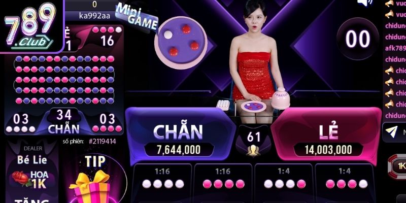 Luật chơi và các cửa xóc đĩa 789Club đặt trọng tâm